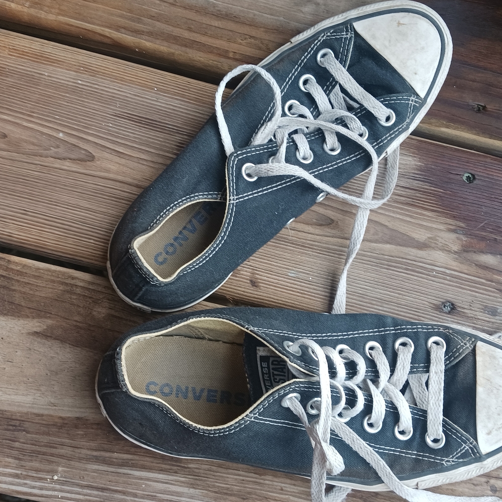Classic Converse Black Canvas Sneakers